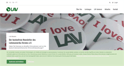 Desktop Screenshot of lateinamerikaverein.de